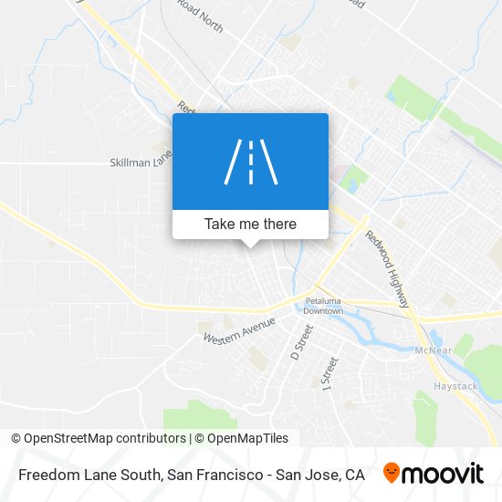 Freedom Lane South map