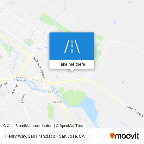 Henry Way map