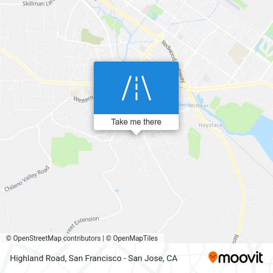 Mapa de Highland Road