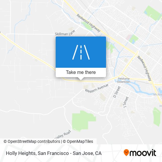 Holly Heights map