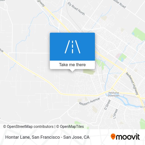 Mapa de Hontar Lane