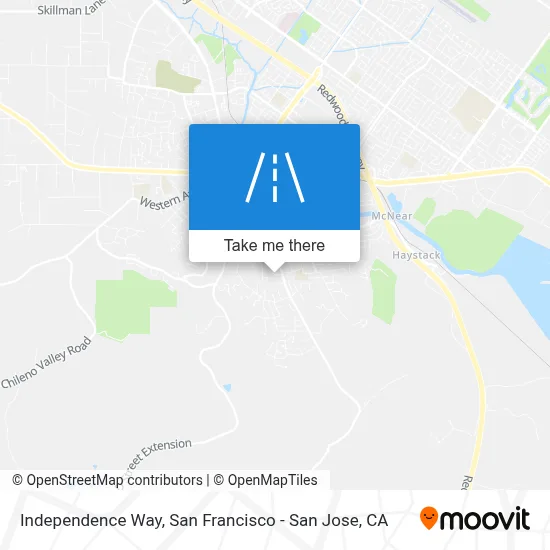 Independence Way map