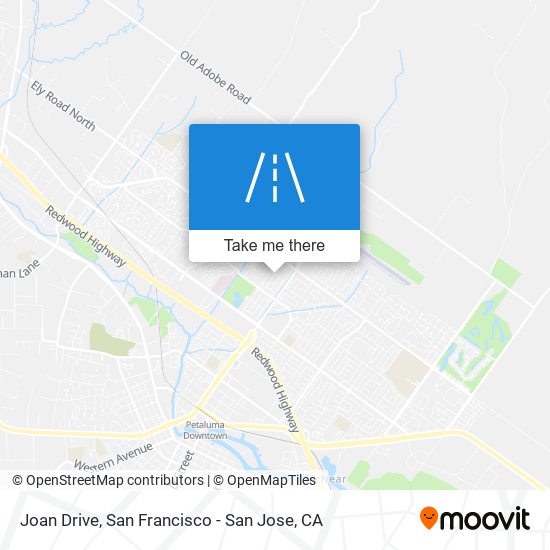 Joan Drive map