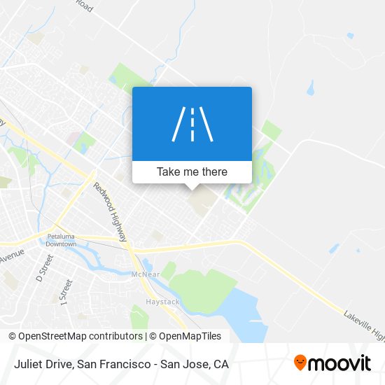 Juliet Drive map