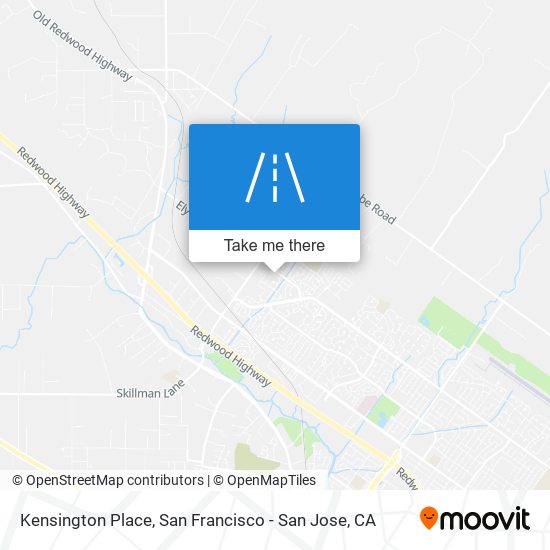 Kensington Place map