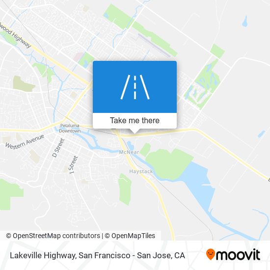 Lakeville Highway map
