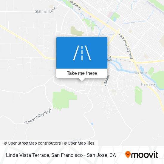 Linda Vista Terrace map