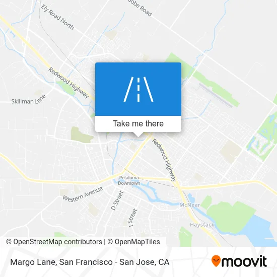Margo Lane map