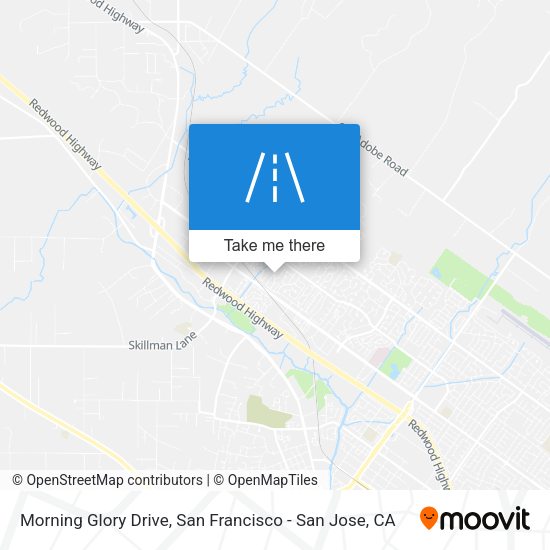 Morning Glory Drive map