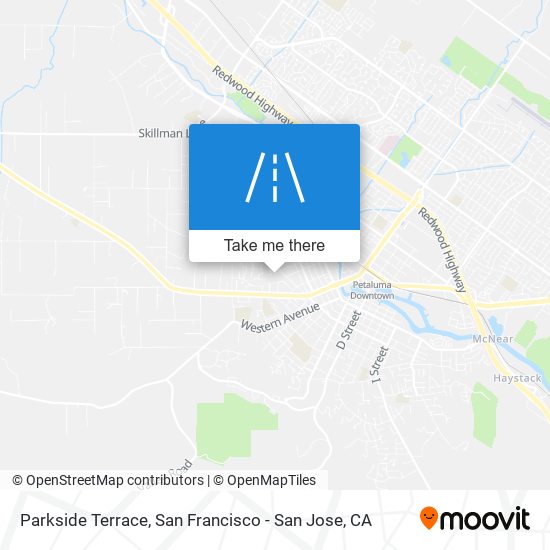 Mapa de Parkside Terrace