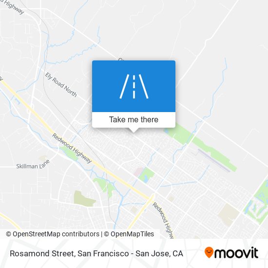 Rosamond Street map