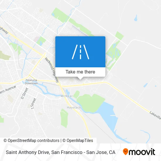 Saint Anthony Drive map