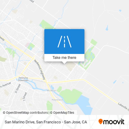 San Marino Drive map