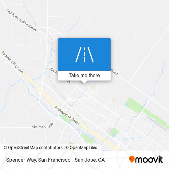 Spencer Way map