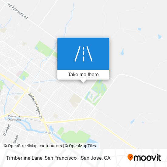 Timberline Lane map