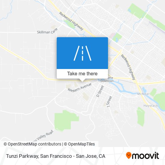 Tunzi Parkway map