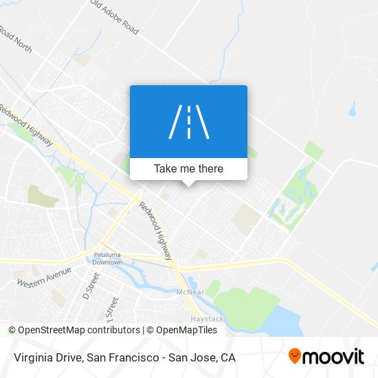 Mapa de Virginia Drive