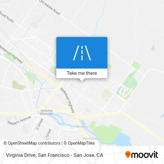 Virginia Drive map