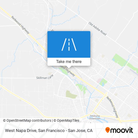 Mapa de West Napa Drive