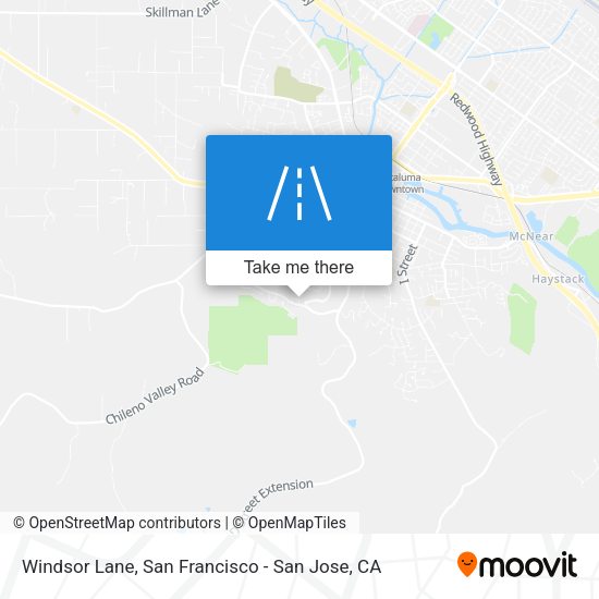 Mapa de Windsor Lane