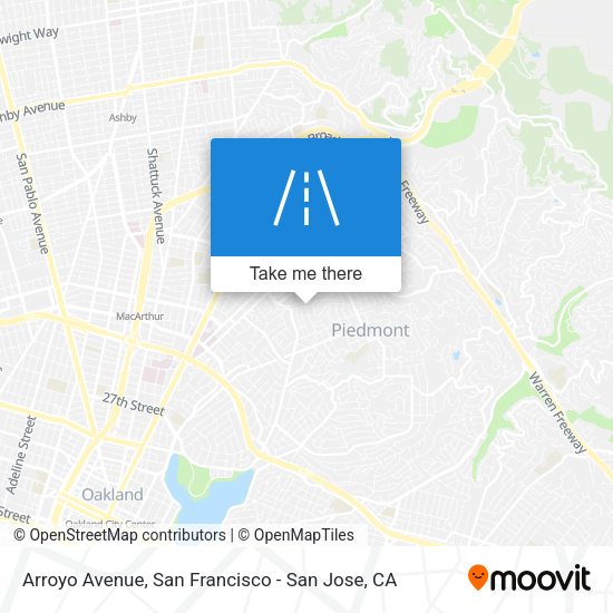 Mapa de Arroyo Avenue