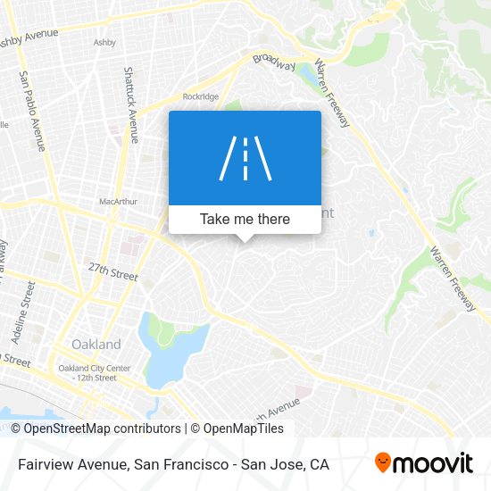 Mapa de Fairview Avenue