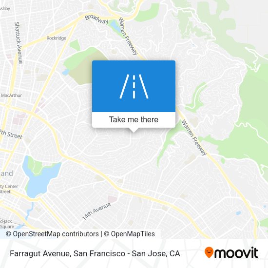 Mapa de Farragut Avenue
