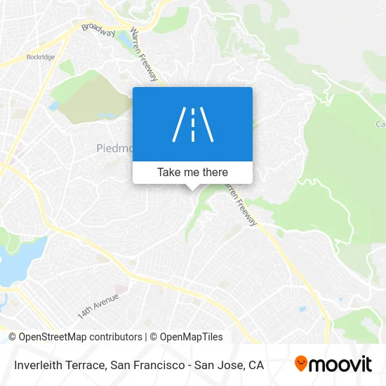 Inverleith Terrace map