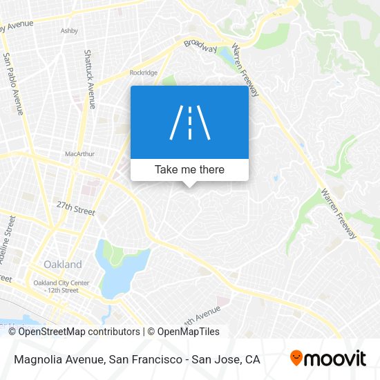 Magnolia Avenue map