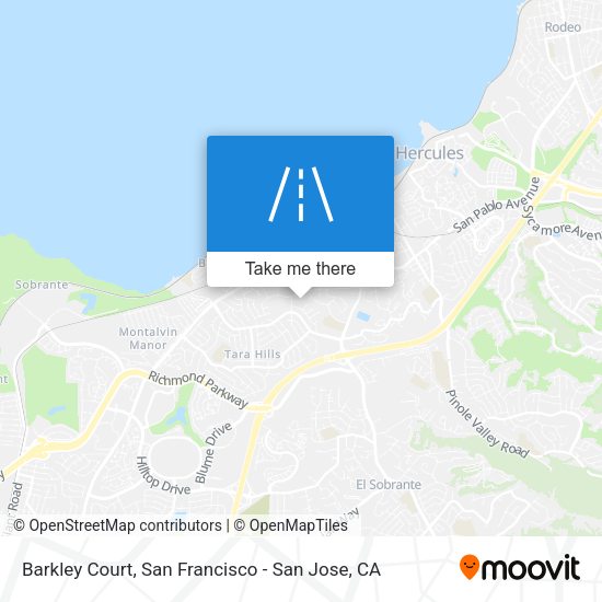 Mapa de Barkley Court