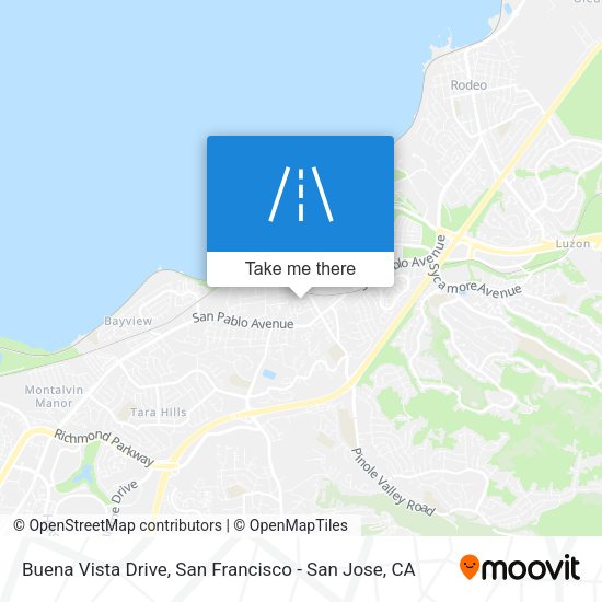 Buena Vista Drive map