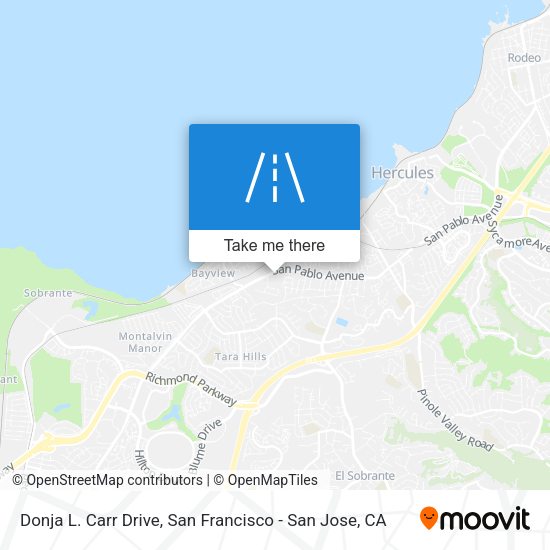 Donja L. Carr Drive map