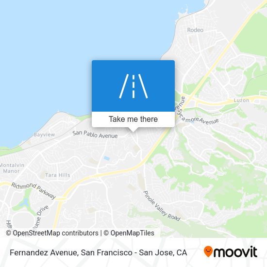 Fernandez Avenue map