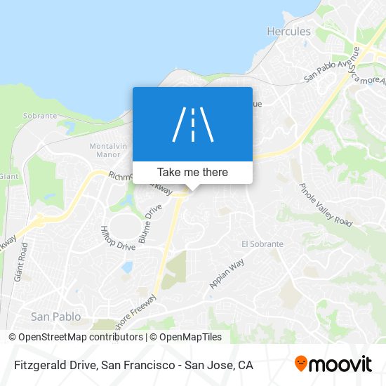 Mapa de Fitzgerald Drive