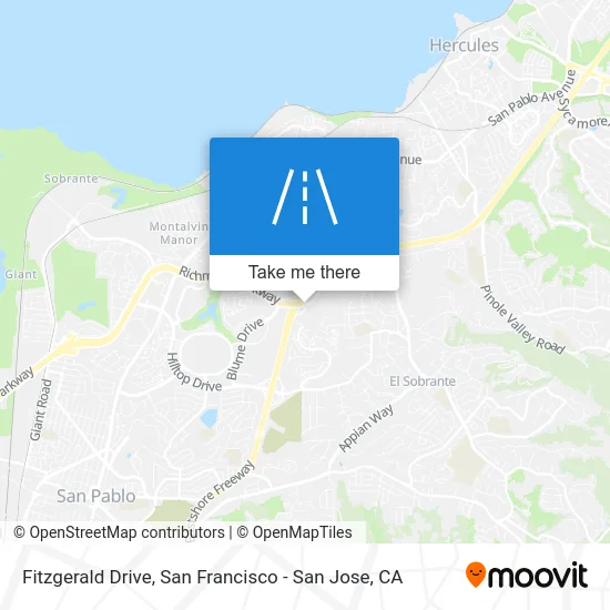 Fitzgerald Drive map