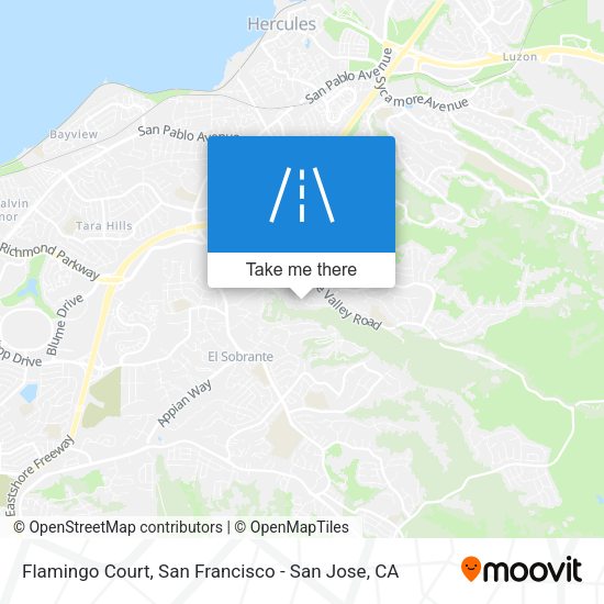 Mapa de Flamingo Court
