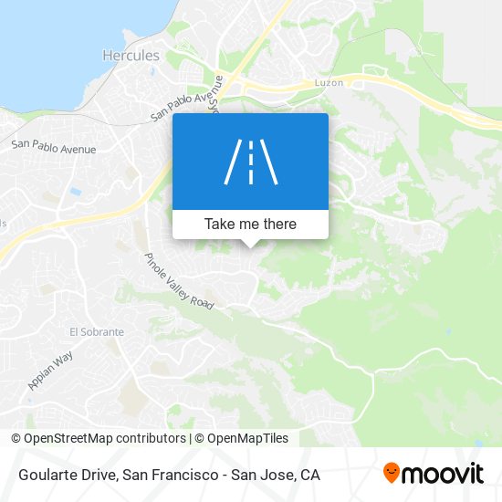 Goularte Drive map