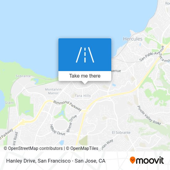 Mapa de Hanley Drive
