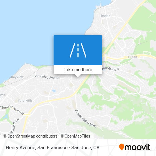 Mapa de Henry Avenue