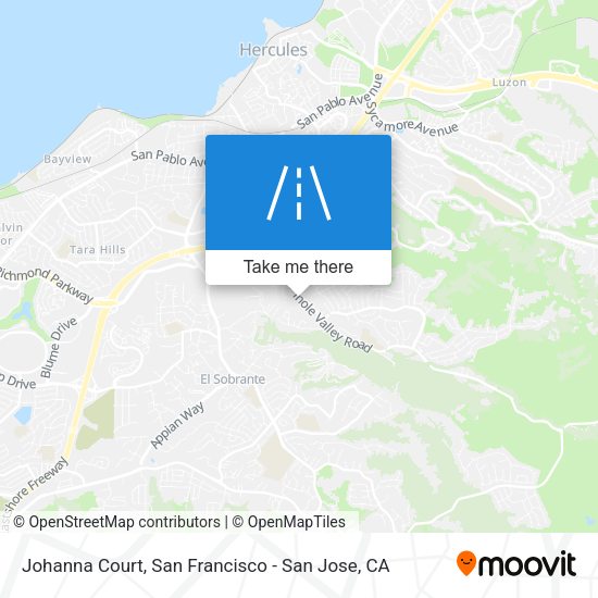 Mapa de Johanna Court