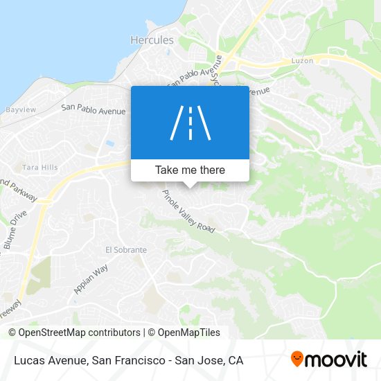 Mapa de Lucas Avenue