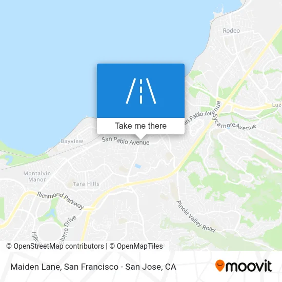 Maiden Lane map