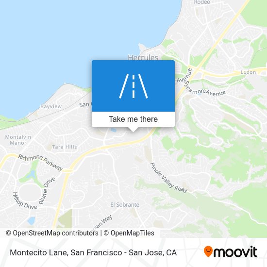 Mapa de Montecito Lane
