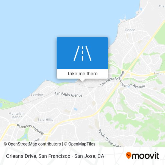 Mapa de Orleans Drive