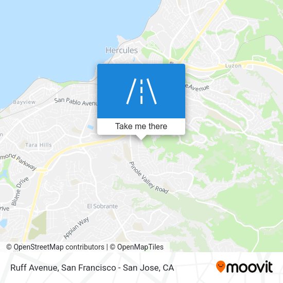 Mapa de Ruff Avenue