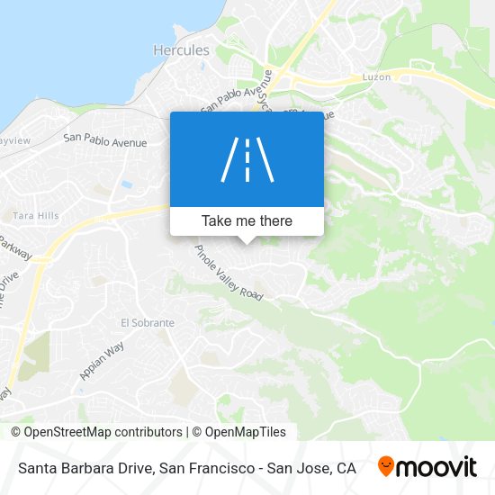 Santa Barbara Drive map