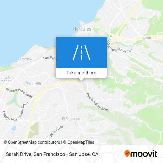 Sarah Drive map
