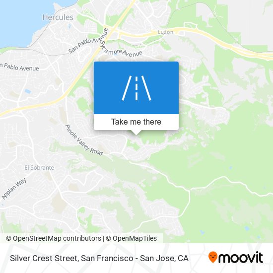 Silver Crest Street map