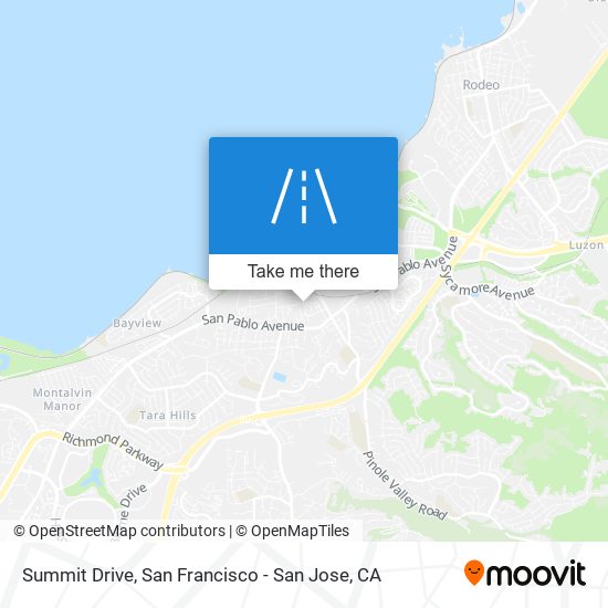 Summit Drive map