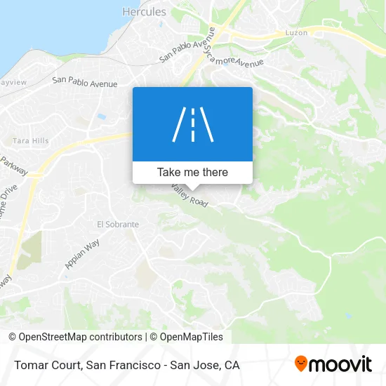 Tomar Court map